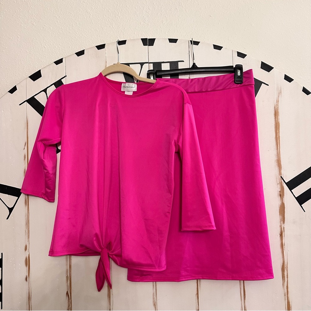 Pink Women's Dress Set